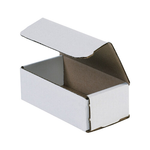 Oyster White Corrugated Mailer - 6" x 3 5/8" x 2"