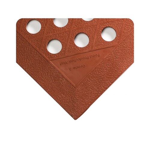 482 Terra Cotta Nitricell Textured Anti-Fatigue Mat - 30" Width - 36" Length