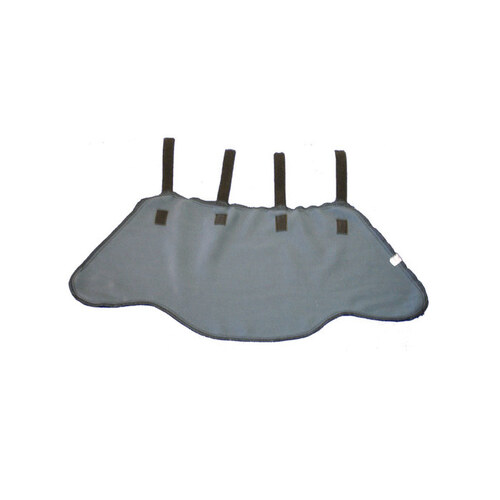 Blue Vinex Heat & Fire-Resistant Hood - Hard Hat Shroud - Hook & Loop