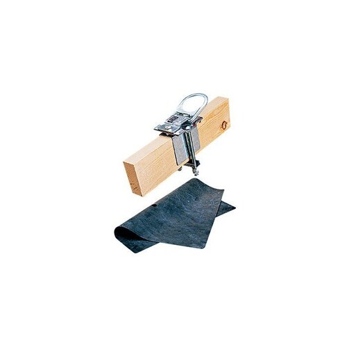 Silver Roof Anchor - Single D-Ring - 3.2" Width - 3.6" Length
