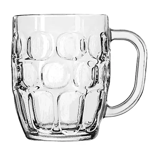 Libbey 19.25 Ounce Glass Dimple Stein Mug, 24 Each