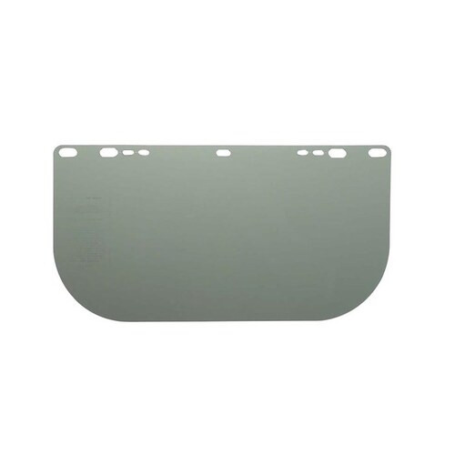 F10 Medium Green PETG Face Shield Window - 15.5" Width - 8" Height