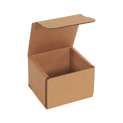 Kraft Corrugated Mailers - 4" x 4" x 3"