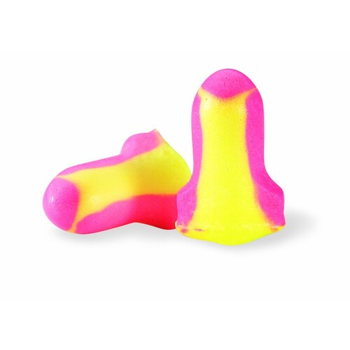 Universal Polyurethane Foam Disposable Uncorded T-Shape Ear Plugs - 32 dB NRR - Individually Wrapped Ear Plug