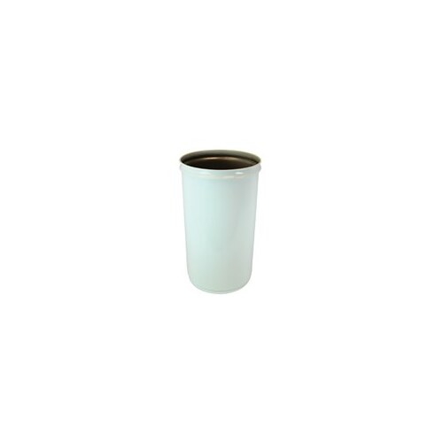 White Steel 55 gal Safety Can - 34 1/2" Height - 23 3/4" Overall Diameter