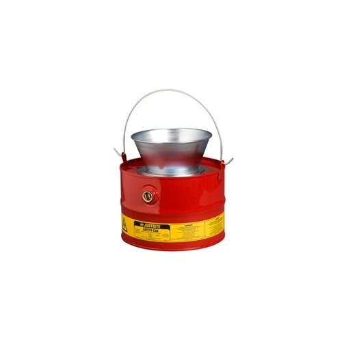 Yellow 3 gal Safety Can - 12.25" Height - 11.625" Overall Diameter