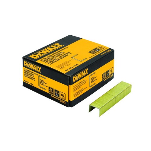 DEWALT DW16S219GAL 3/4" Steel 16 ga Staples Chisel Point 1" Crown