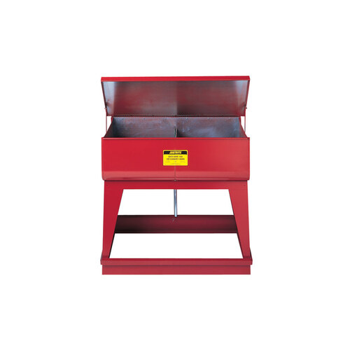 Red Steel 9 gal Safety Can - 16" Height - 12" Overall Diameter