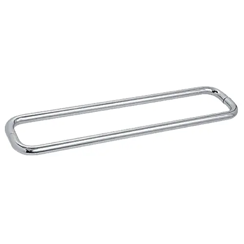 Chrome 30" Back-to-Back Solid 3/4" Diameter Towel Bars Without Metal Washers