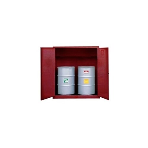 110 gal Red Steel Hazardous Material Storage Cabinet - 59" Width - 65" Height - Floor Standing