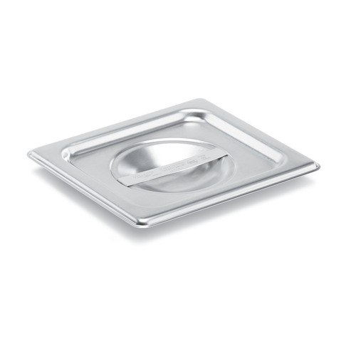 Stainless steelReinforced edges provide added strength to the perimeter of the coverSolid covers are NSF Certified FLAT SOLID COVER FOR 1/6 PAN