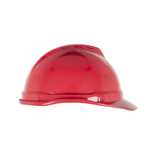 Red High Density Polyethylene Hard Hat