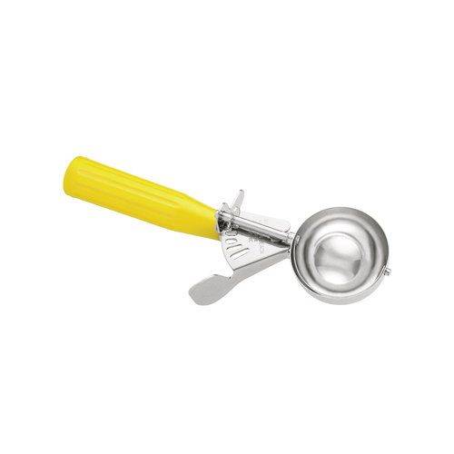 HAMILTON BEACH 78-20 DISHER STAINLESS STEEL TWO OUNCE YELLOW