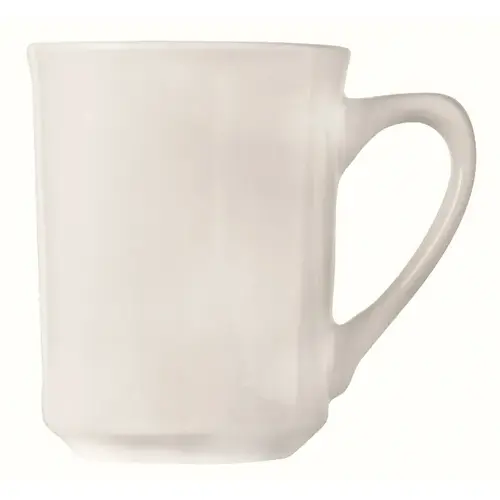 World Tableware Porcelana 8.5 Ounce Bright White Kona Mug, 36 Each