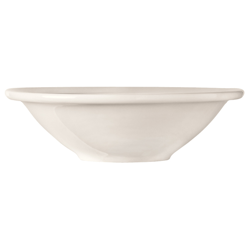 WORLD TABLEWARE 840-320-020 World Tableware Porcelana Rolled Edge 6.375 Inch 10 Ounce Undecorated Bright White Grapefruit Bowl, 36 Each