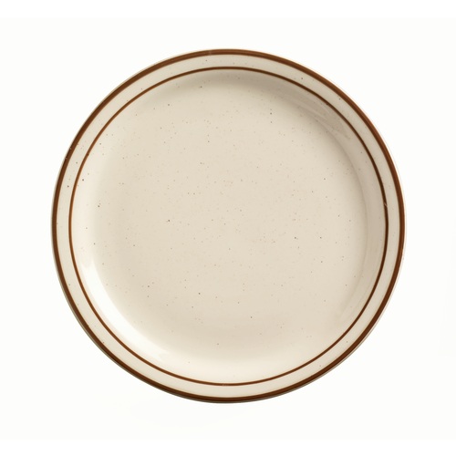 2 Doz DESERT SAND Narrow Rim Cream White Plate 9