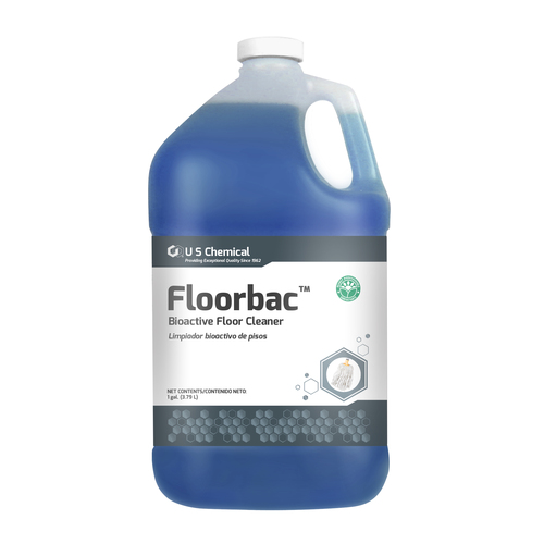 U.S.CHEMICAL 3041220 FLOORBAC ENZYME FLOOR CLEANER