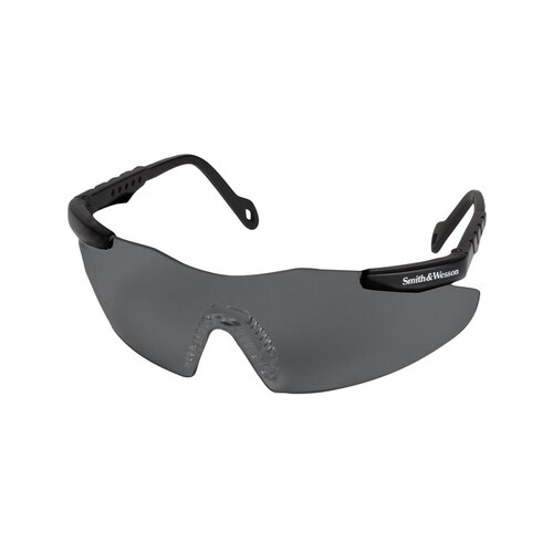 SMITH & WESSON 19823 Standard Safety Glasses Black Lens Black Frame