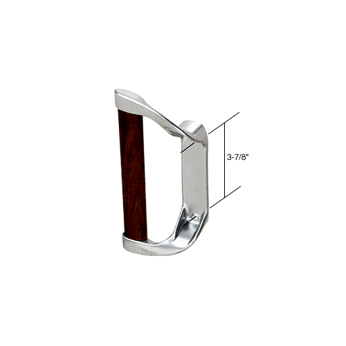 Aluminum/Wood Inside Pull 3-7/8" Screw Holes for Cupples Doors