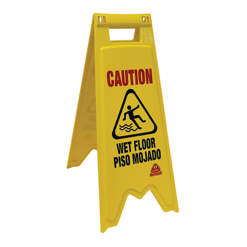 O-CEDAR COMMERCIAL 96991 SIGN PLASTIC WET FLOOR BILINGUAL