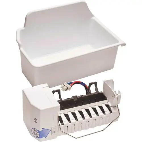 2.2 lbs. Built-in Icemaker in White