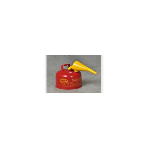 JUSTRITE SAFETY GROUP UI-25-FS Eagle Red 2.5gal Safety Metal Gas Can