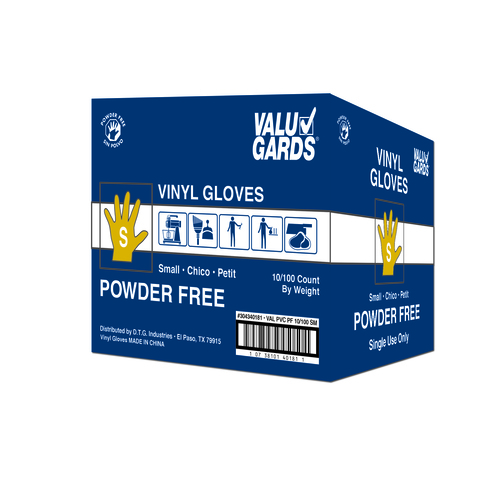 GLOVE VINYL VALUGARD POWDER FREE SMALL