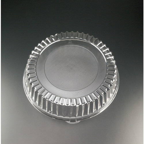 PARTY TRAY EMI-380L 18 INCH LID ROUND CLEAR