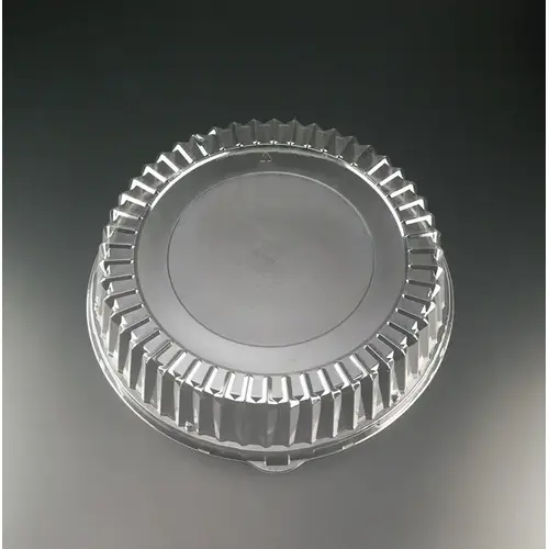 PARTY TRAY EMI-380L 18 INCH LID ROUND CLEAR