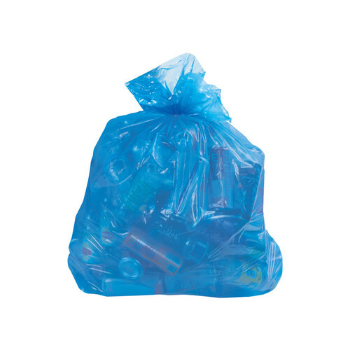 Blue 1.5 Mil Blue Recycling Liners - 33" Overall Length - 39" Width