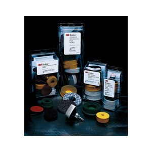 3M 61500129822 983BS Abrasive Brush Set - Coarse, Medium, Fine Grade(s)  Included - Quick Change Attachment