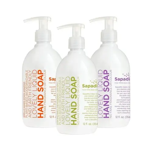 Hand Soap - Liquid 12 oz Bottle - 12 oz Net Weight - Grapefruit + Bergamont Fragrance - pack of 6