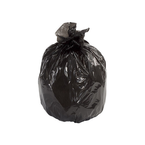 Black 1.1 Mil Second Chance Black Trash Liners - 38" Overall Length - 58" Width