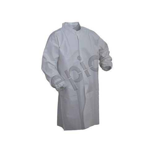 White Medium Disposable General Purpose & Work Smock