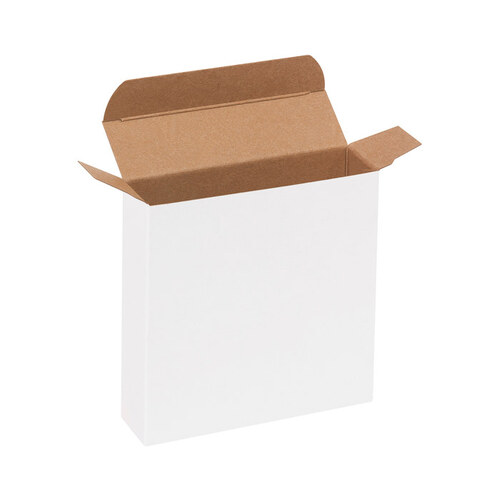 White White Folding Cartons - 4.8125" x 1.25" x 4.8125" - pack of 250