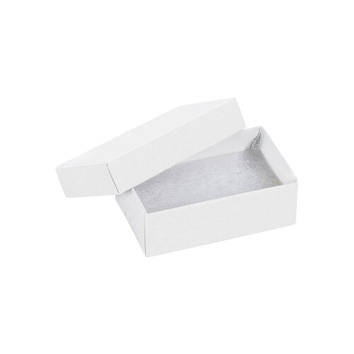 White White Jewelry Boxes - 2.5" x 1.5" x 0.875" - pack of 100