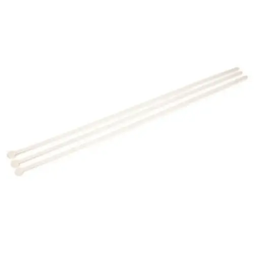 Standard Cable Tie, 14.6 in, Nylon 6/6, Beige, 50 lb White