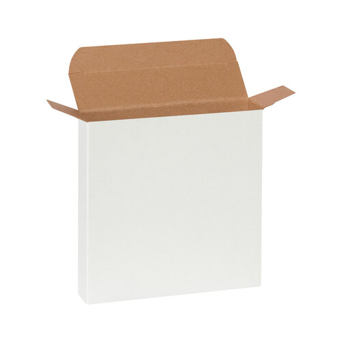 White White Folding Cartons - 5.625" x 1.3125" x 5.625" - pack of 250
