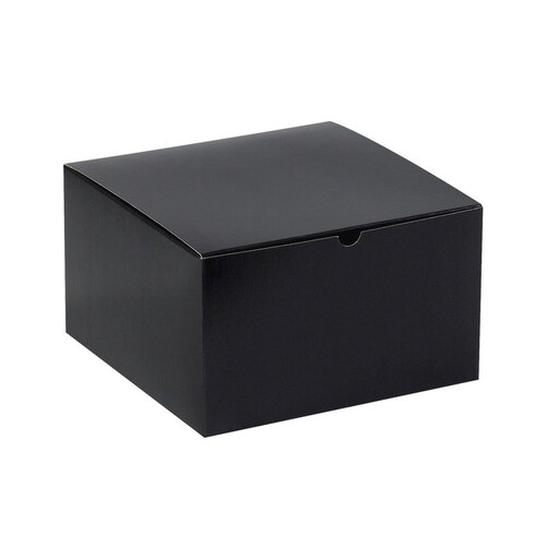 Black Colored Gift Boxes - 10" x 10" x 6" - pack of 50
