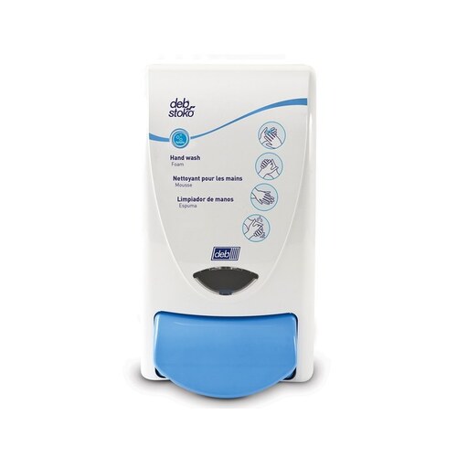 Cleanse Washroom 1000 1 L White Foam Dispenser - 1 L Capacity - Push Lever Dispensing