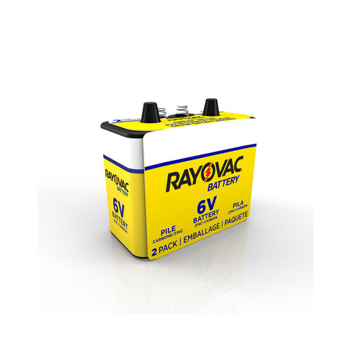 Rayovac 944-2RC Lantern Battery - Single Use Zinc Chloride 6V - 944-2R