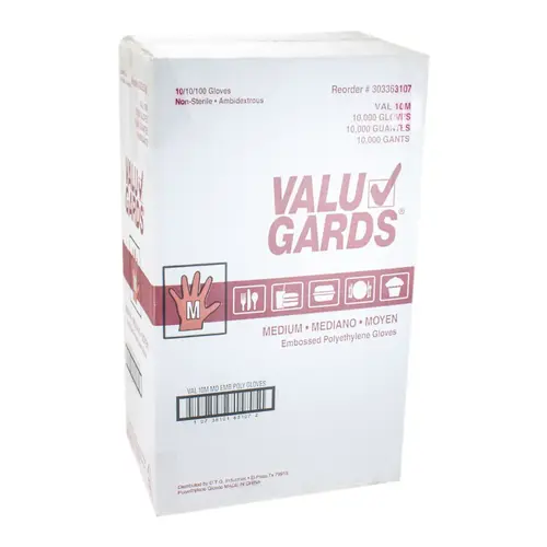 GLOVE VAL EMB POLY 10M MD IMPORT GLV