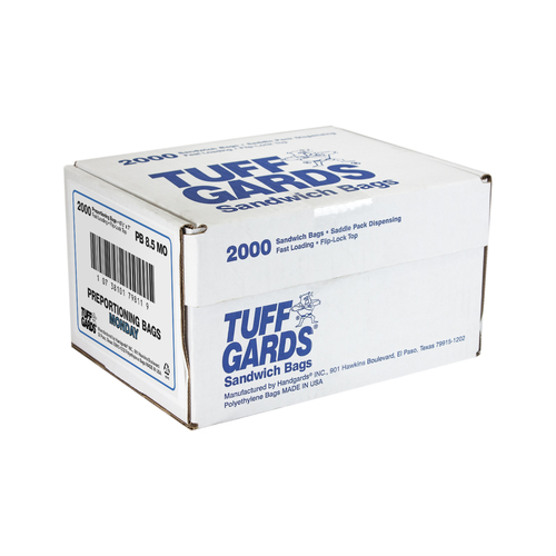 Tuffgards 2M High Density Blue Monday Preportioning Bag, 2000 Each