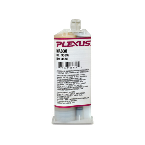 Plexus 35839 MA830 GB Gray Methacrylate Adhesive 35 ml Dual Cartridge