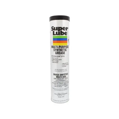 Super Lube 41150 14 Oz. Cartridge Synthetic Multi-Purpose Grease White