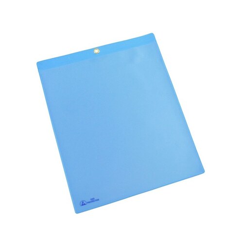 Blue ESD / Anti-Static Document Holder - 12" Length - 10" Wide - pack of 10