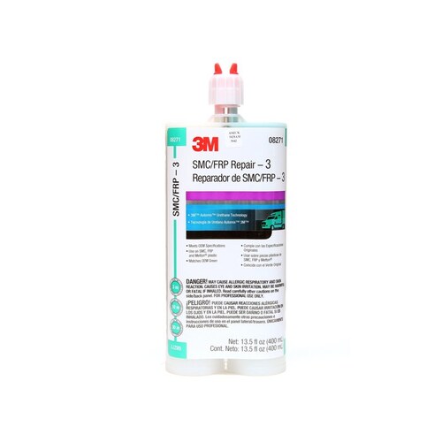 Two-Part Base & Accelerator (B/A) White Urethane Adhesive - Liquid 400 ml Cartridge