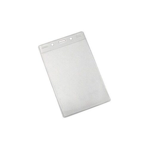 Clear / White ESD / Anti-Static Card Holder - 5 1/2" Length - 3 1/2" Wide - 0.01" Thick