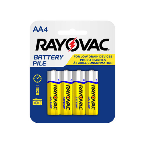 Rayovac 5AA4F Standard Battery Single Use Zinc Chloride AA