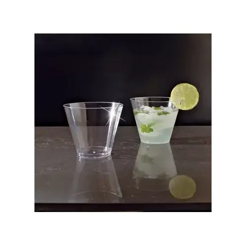 CLEAR WARE EMI-CWT9 9 OUNCE SQUAT TUMBLER CLEAR